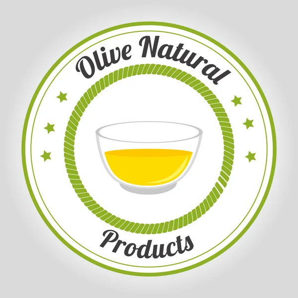 Aceite de oliva natural — Archivo Imágenes Vectoriales