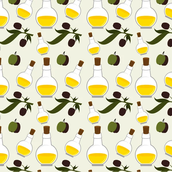 Huile d'olive naturelle — Image vectorielle