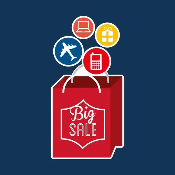 Big sale design — Stock Vector