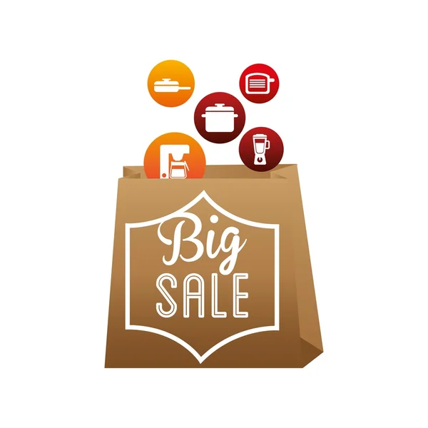 Big sale design — Stock Vector