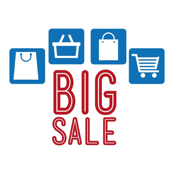 Big sale design — Stock Vector