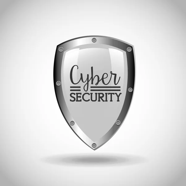 Projektowanie cyberbezpieczeństwa — Wektor stockowy