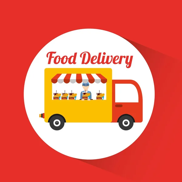 Fast food design — Stock Vector