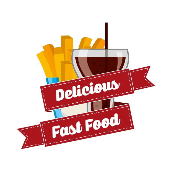 Fast food design — Stock Vector