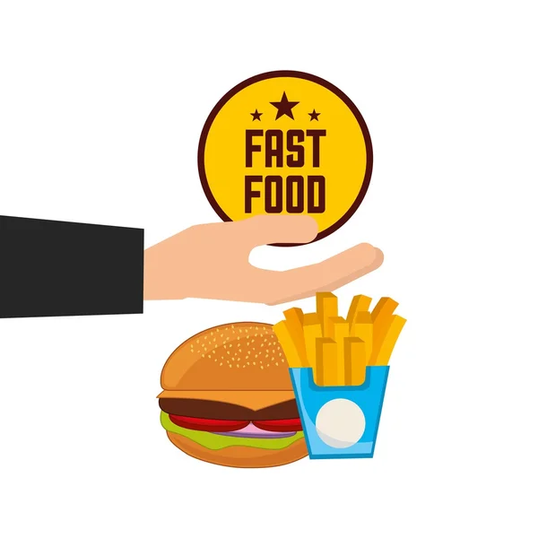 Fast-food ontwerp — Stockvector