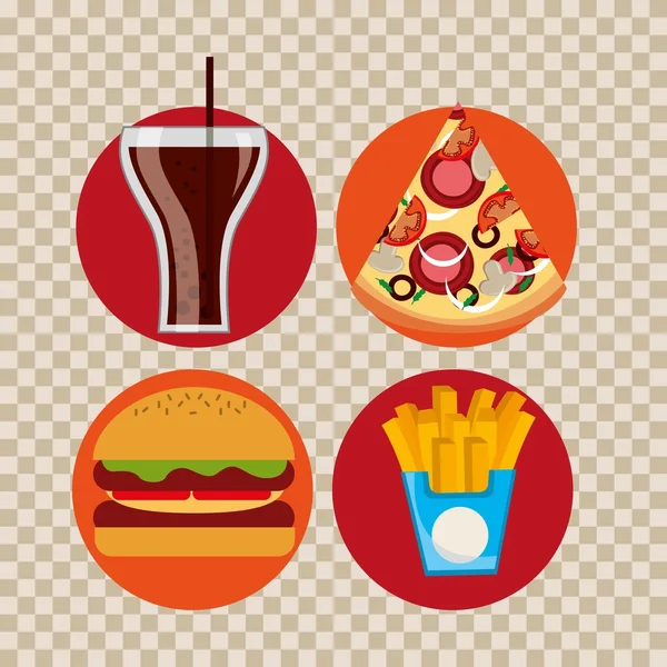 Fast food design — Stock Vector