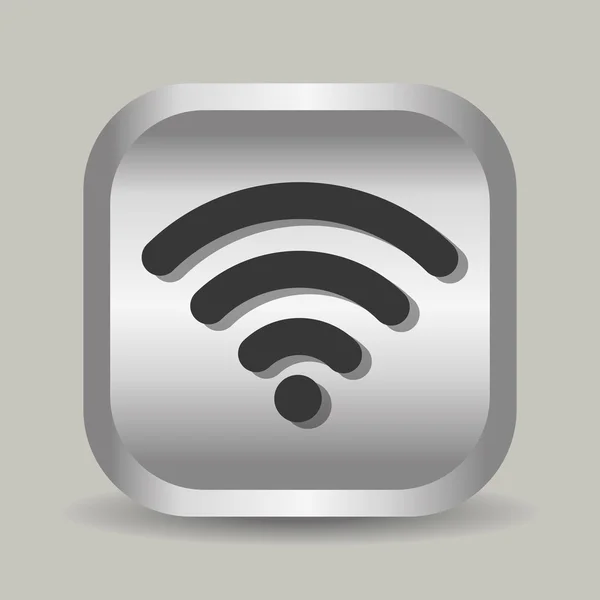 Wifi Internet Line Ikone — Stockvektor