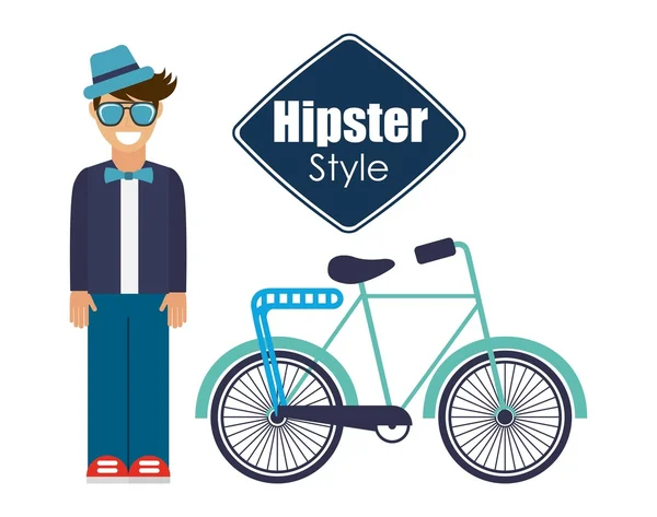 Hipster стиль дизайну — стоковий вектор