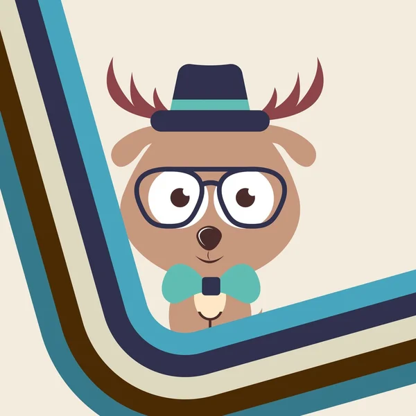 Diseño de estilo Hipster — Vector de stock