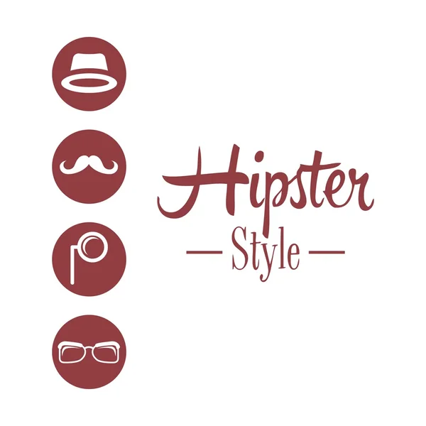 Hipster style design — Stock Vector