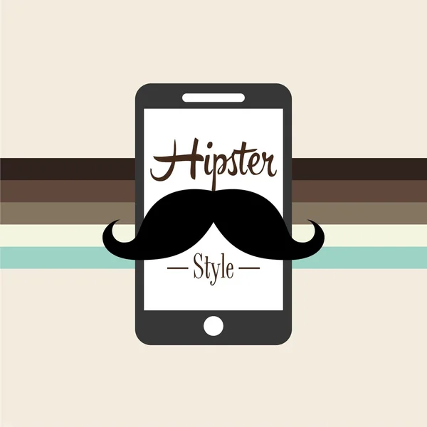 Hipster стиль дизайну — стоковий вектор