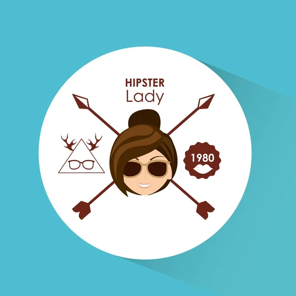 Design de style Hipster — Image vectorielle