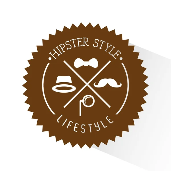 Hipster style design — Stock Vector