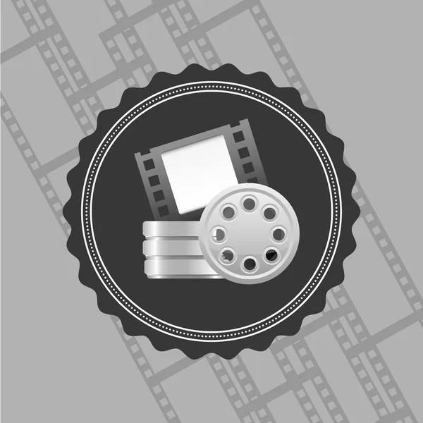 Bioscoop film ontwerp — Stockvector