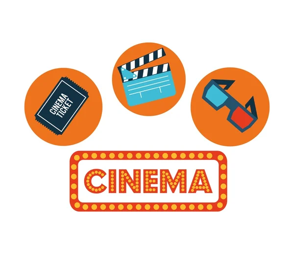 Cinema film design — Stock Vector