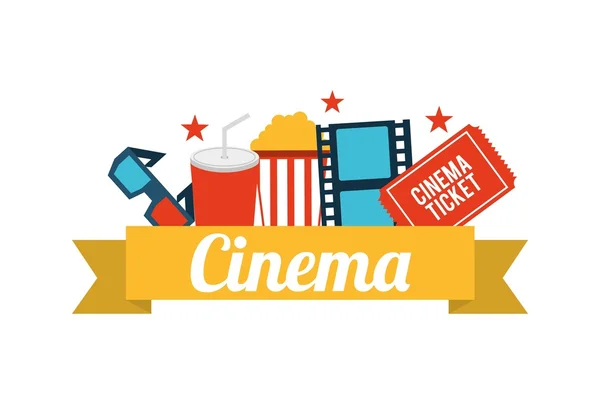 Design de cinema —  Vetores de Stock