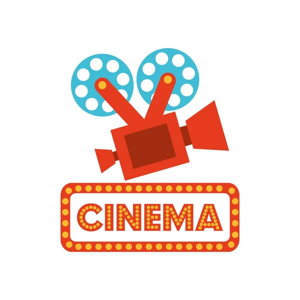 Cine diseño de películas — Vector de stock