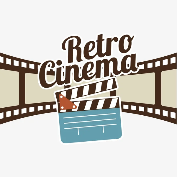 Cine diseño de películas — Vector de stock