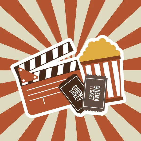 Cinema film design — Stock Vector