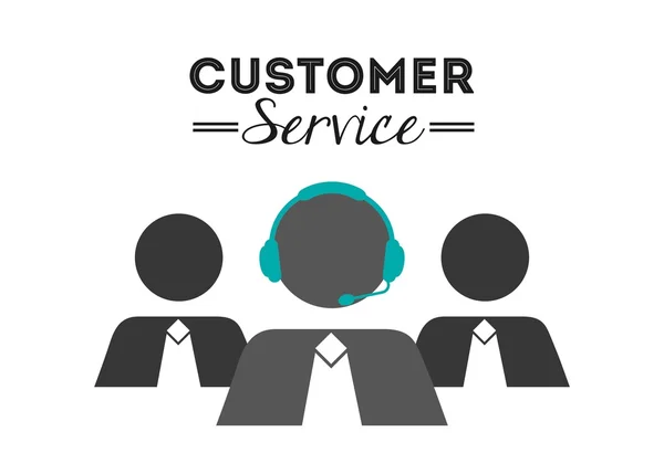 Customer service design — Stock Vector