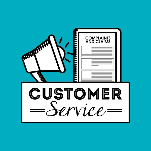 Customer service design — Stock vektor