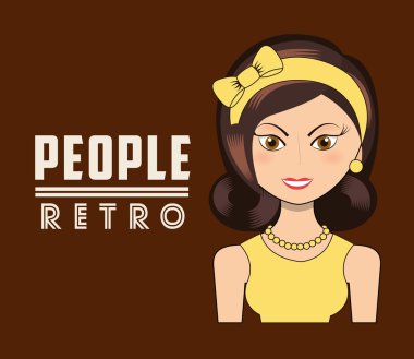 Retro simgesi tasarım