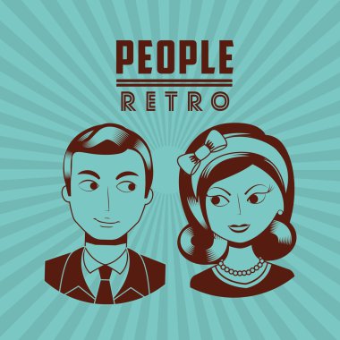 Retro simgesi tasarım