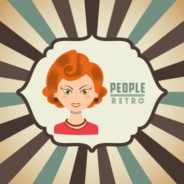 Retro simgesi tasarım