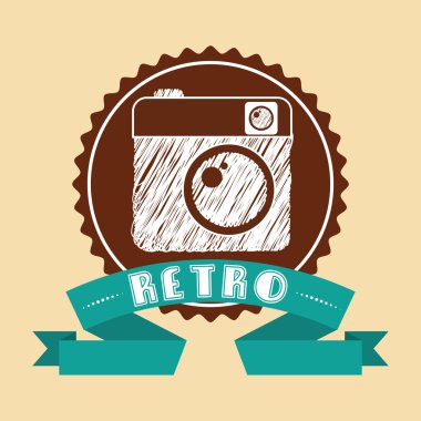 Retro simgesi tasarım