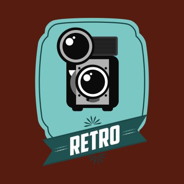 Retro simgesi tasarım