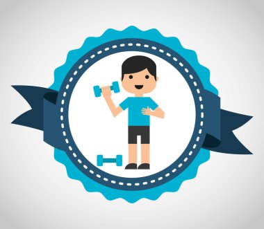 Fitness yaşam tarzı tasarım