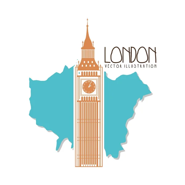 London city design — Stock Vector