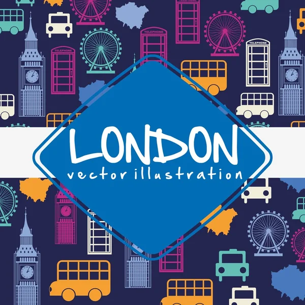 London city design — Stock vektor