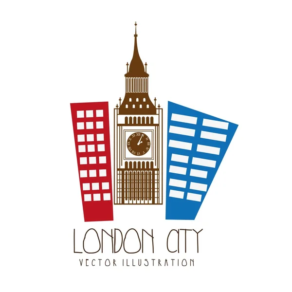 Design della città di Londra — Vettoriale Stock