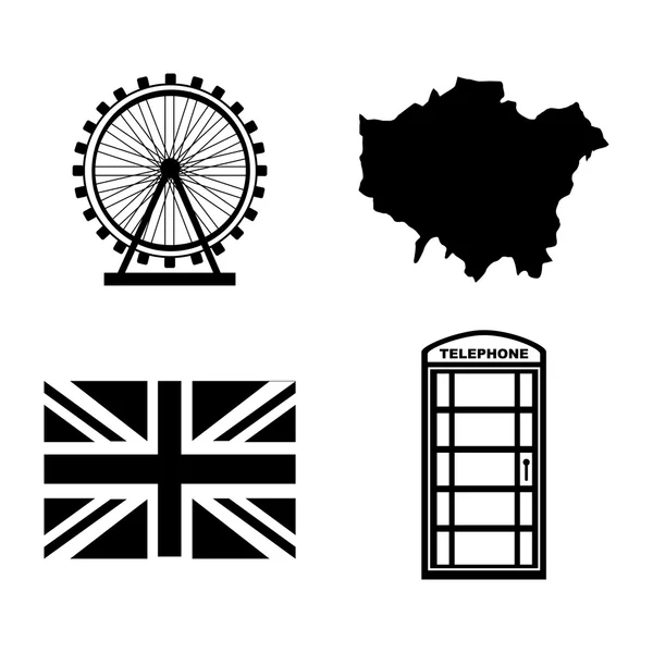 Design della città di Londra — Vettoriale Stock