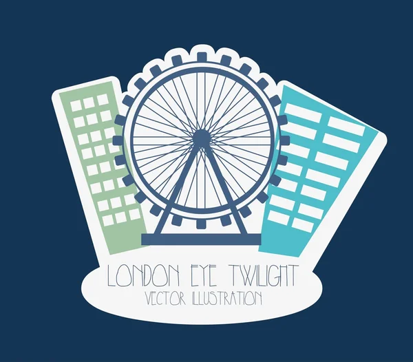 Σχεδιασμός Λονδίνου πόλη — Διανυσματικό Αρχείο