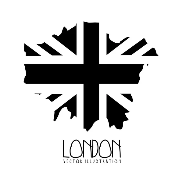 ロンドン都市デザイン — ストックベクタ