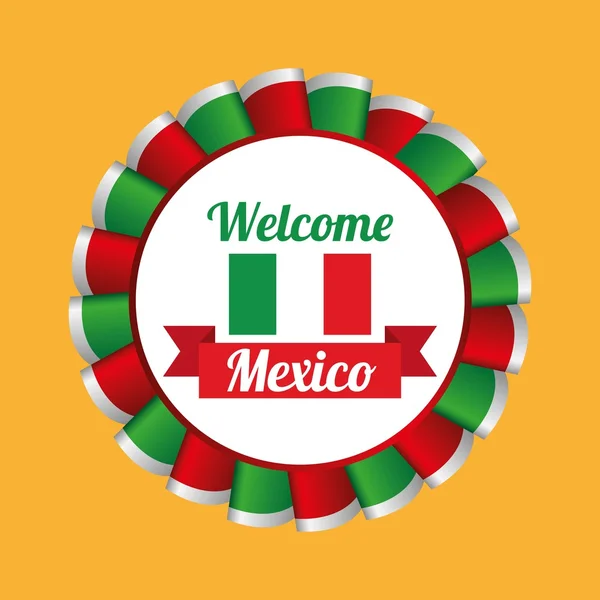 Diseño de cultura mexicana — Vector de stock