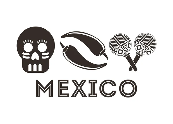 Mexican culture design — Stock Vector