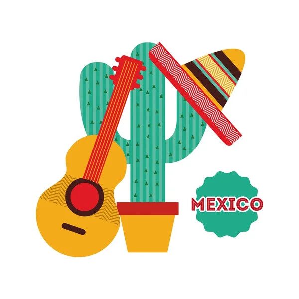 Design de culture mexicaine — Image vectorielle