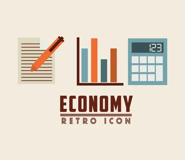 Design de ícone retro — Vetor de Stock