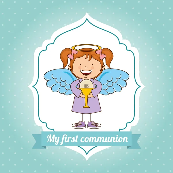 My first communion design — Stock Vector