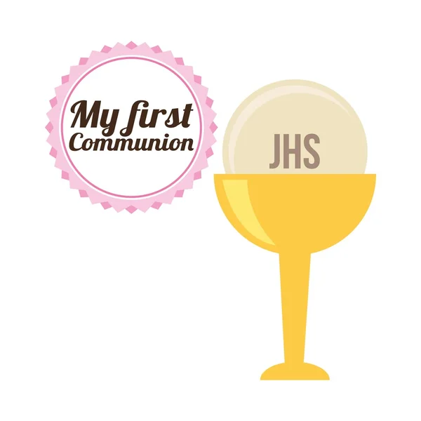 Ma première conception de communion — Image vectorielle