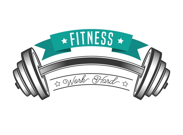 Design de estilo de vida fitness — Vetor de Stock