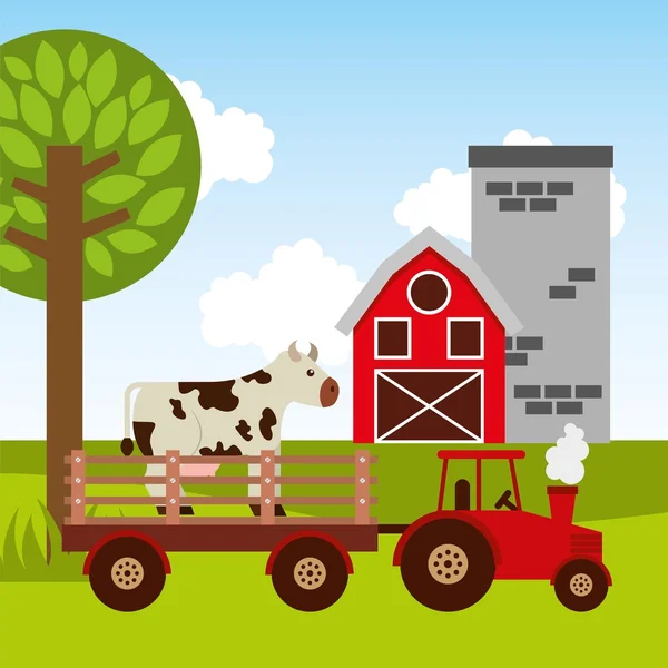 Farm friss design — Stock Vector