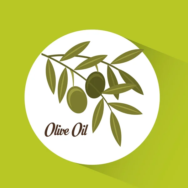 Ontwerp van olijfolie — Stockvector