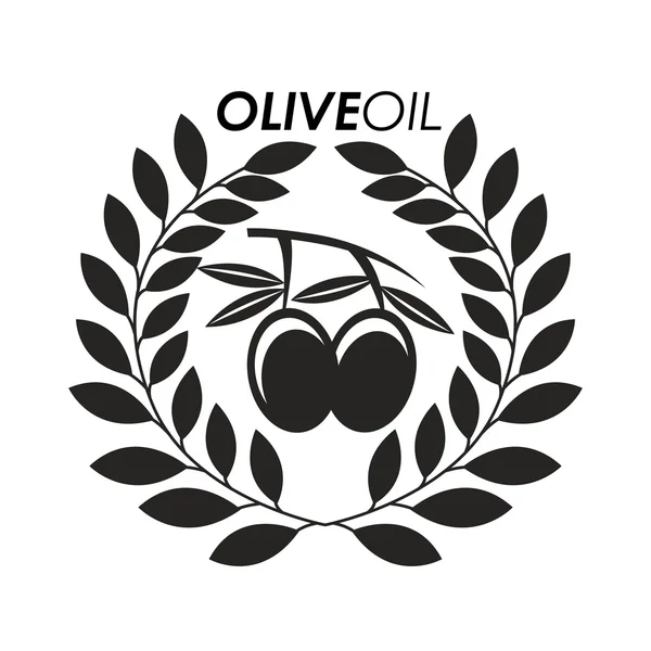 Olivoljeutformning — Stock vektor