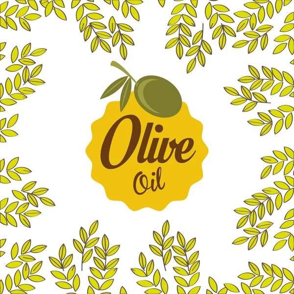 Olive oil design — Stock Vector