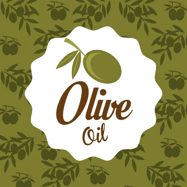 Huile d'olive design — Image vectorielle