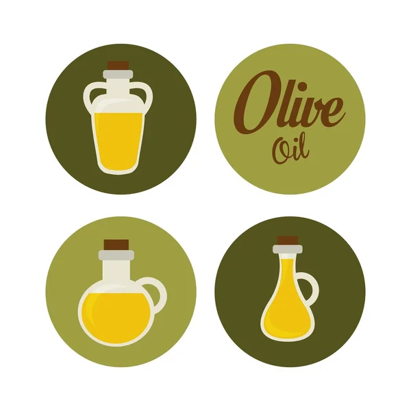 Utforming av olivenolje – stockvektor